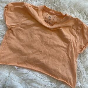 We The Free Peach Short Sleeve Tee